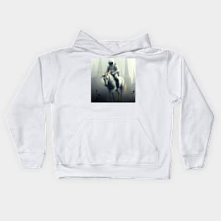 Astronaut and Horse Kids Hoodie